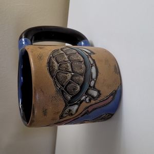 Mara Mug Mexico Stoneware Turtles